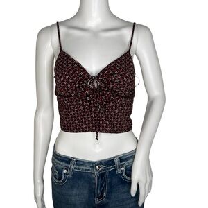 Papaya Women's Floral Print Spaghetti Strap Top